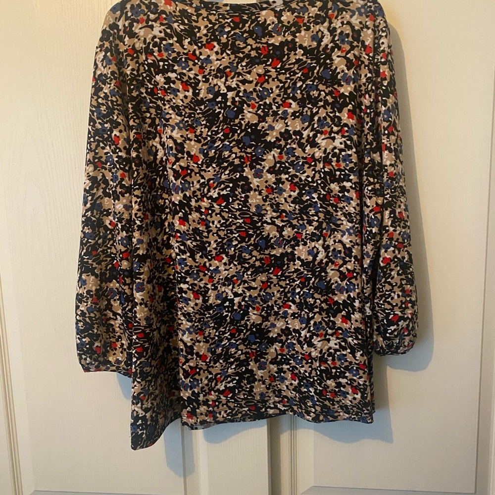 Jones New York Multicolor Patterned Top
